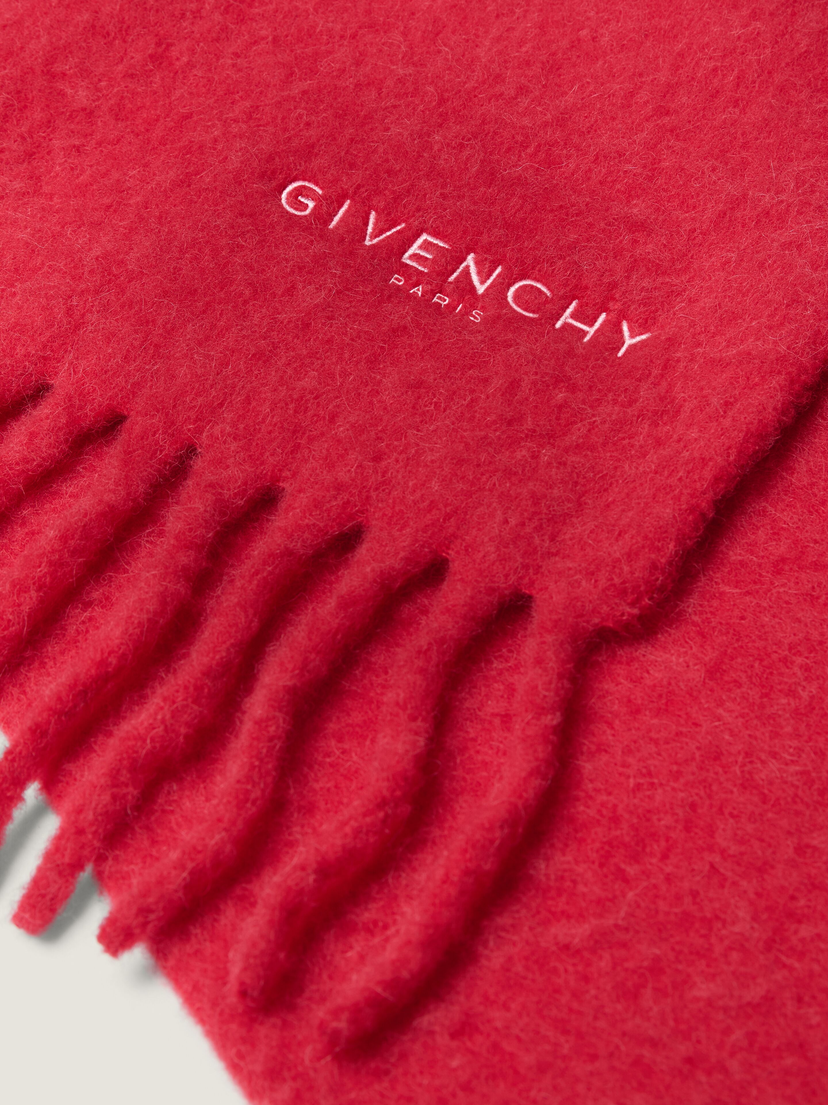 GIVENCHY Paris large scarf in alpaca wool